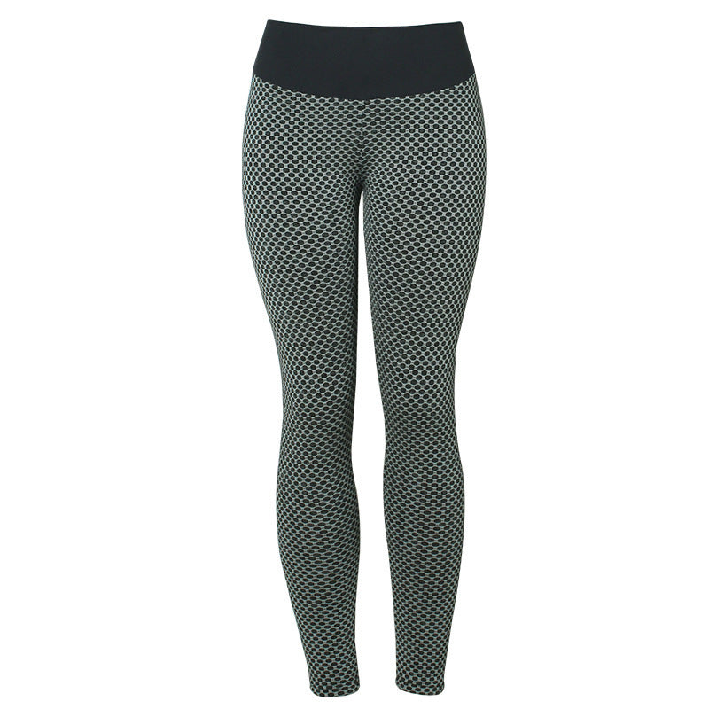 Anti-Cellulite Textured Yoga Leggings – High-Waist Butt-Lifting Gym Leggings for Women