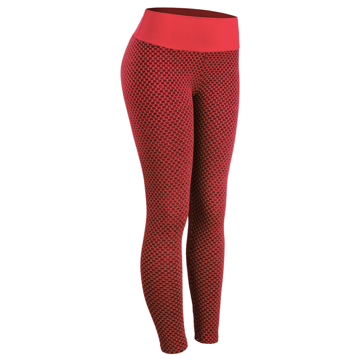 Anti-Cellulite Textured Yoga Leggings – High-Waist Butt-Lifting Gym Leggings for Women