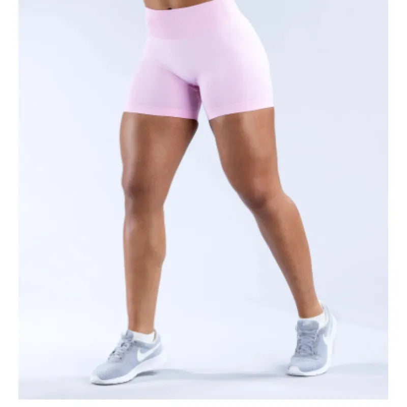 Seamless High-Waist Fitness Yoga Shorts – Butt-Lifting Gym Shorts for Women