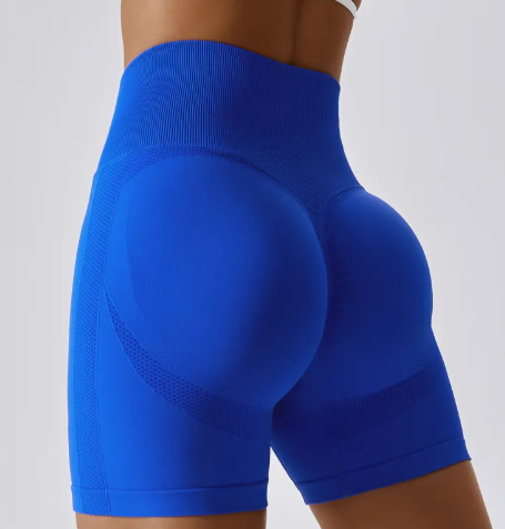 Seamless Butt-Lifting Yoga Shorts – High-Waist Gym Shorts for Women