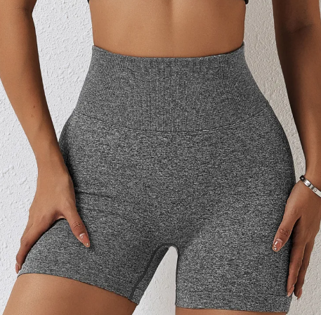 Seamless Butt-Lifting Yoga Shorts – High-Waist Gym Shorts for Women