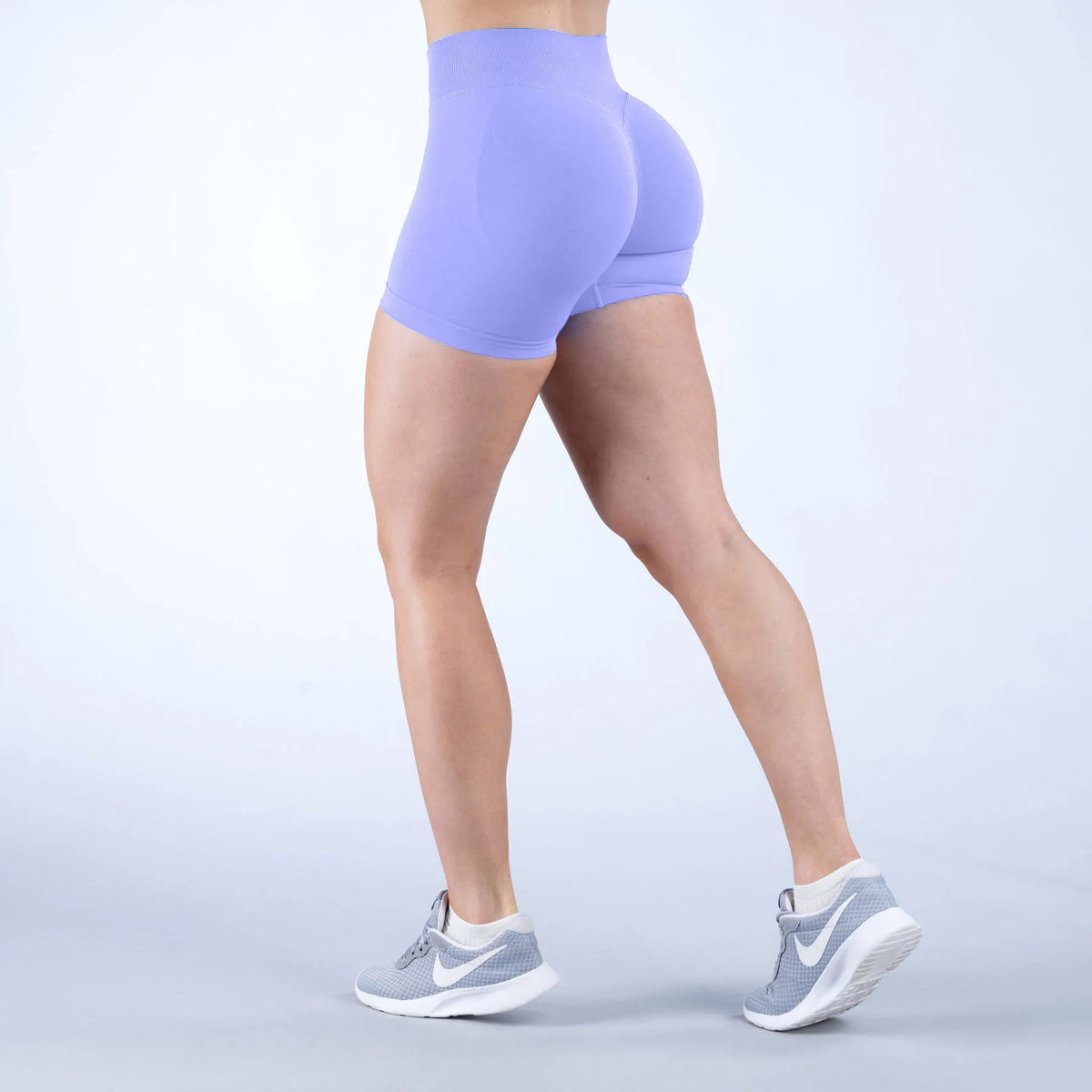 Seamless High-Waist Fitness Yoga Shorts – Butt-Lifting Gym Shorts for Women