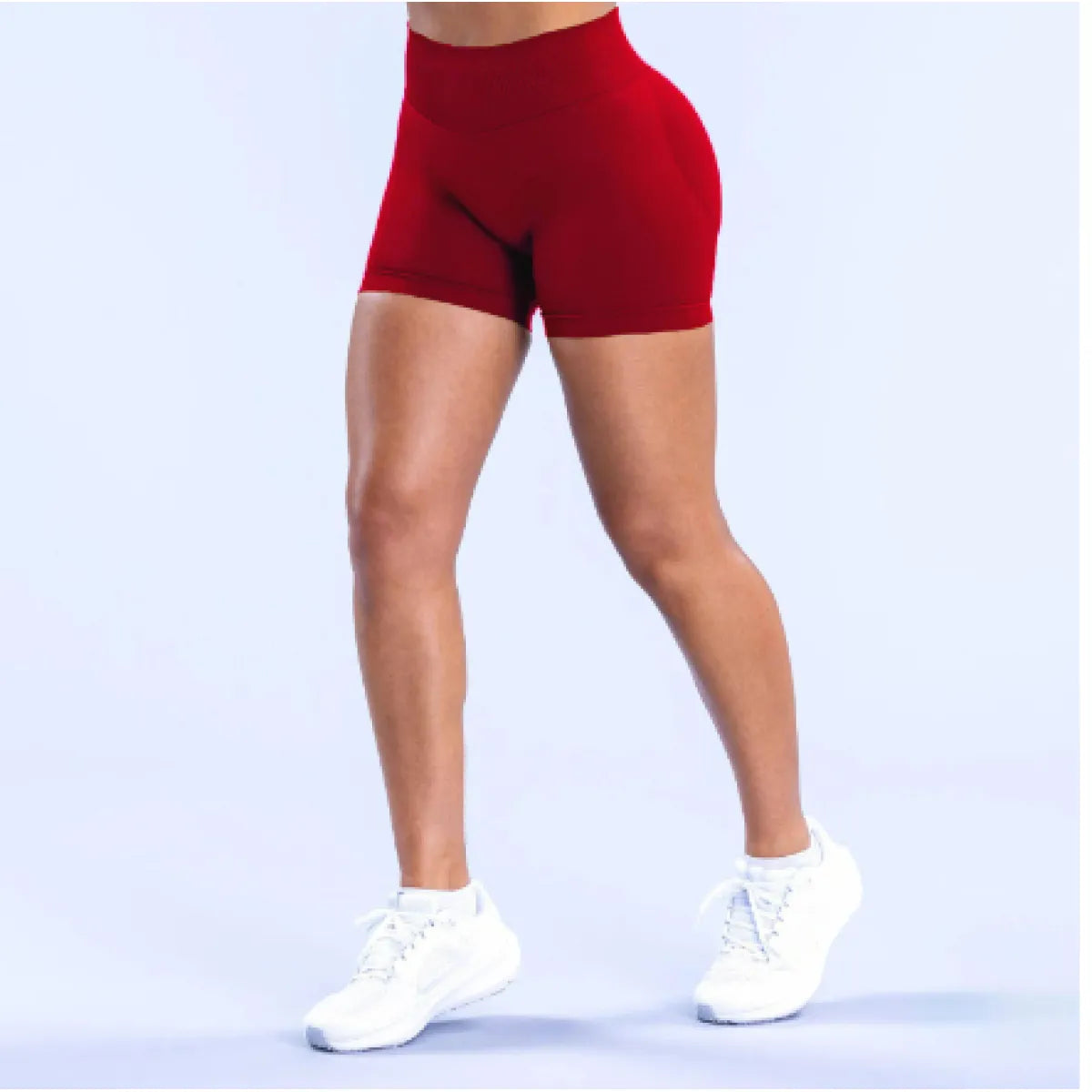 Seamless High-Waist Fitness Yoga Shorts – Butt-Lifting Gym Shorts for Women
