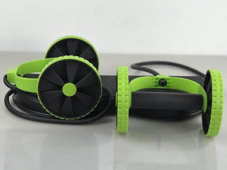 FormFit Double-Wheel Ab Roller with Bands