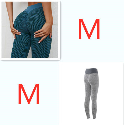 Anti-Cellulite Textured Yoga Leggings – High-Waist Butt-Lifting Gym Leggings for Women