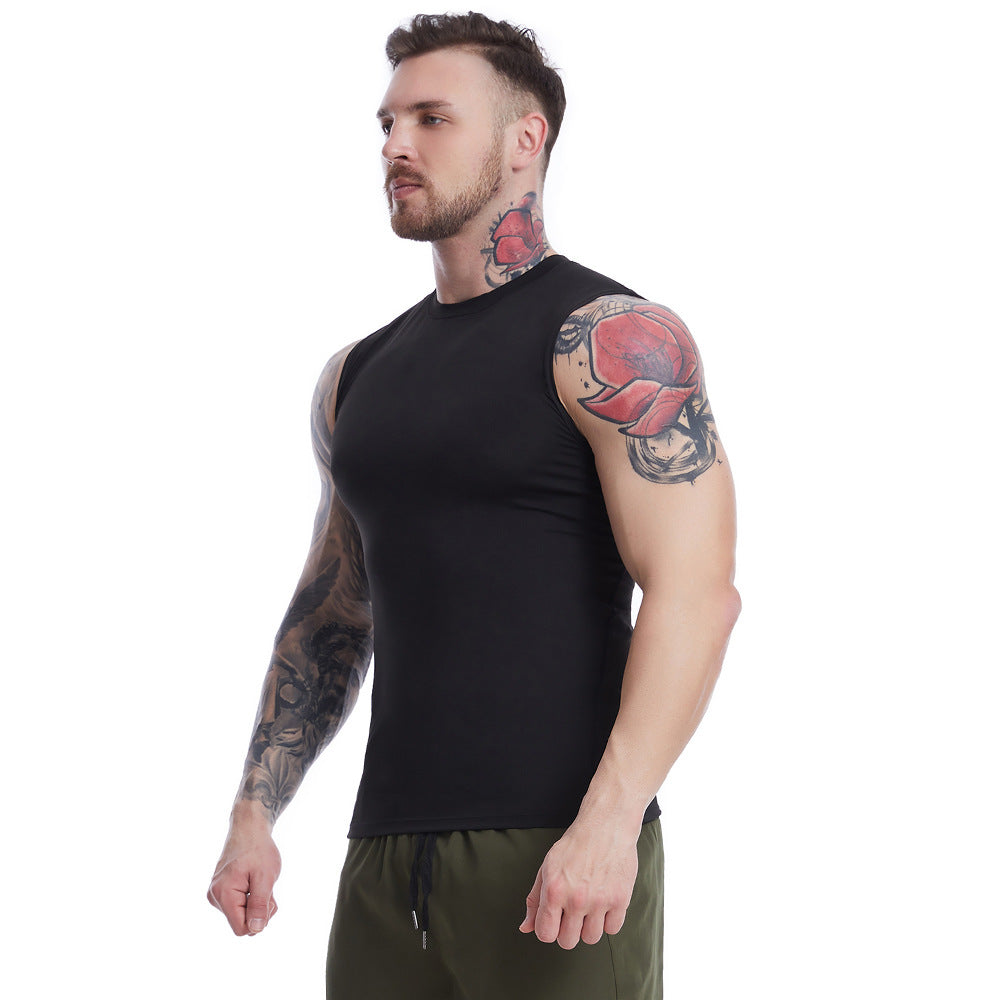 Men's Breathable Quick-Dry Sleeveless Workout Tank Top