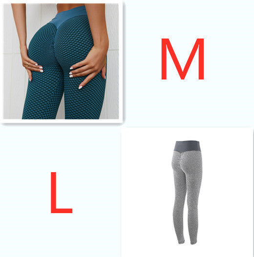 Anti-Cellulite Textured Yoga Leggings – High-Waist Butt-Lifting Gym Leggings for Women
