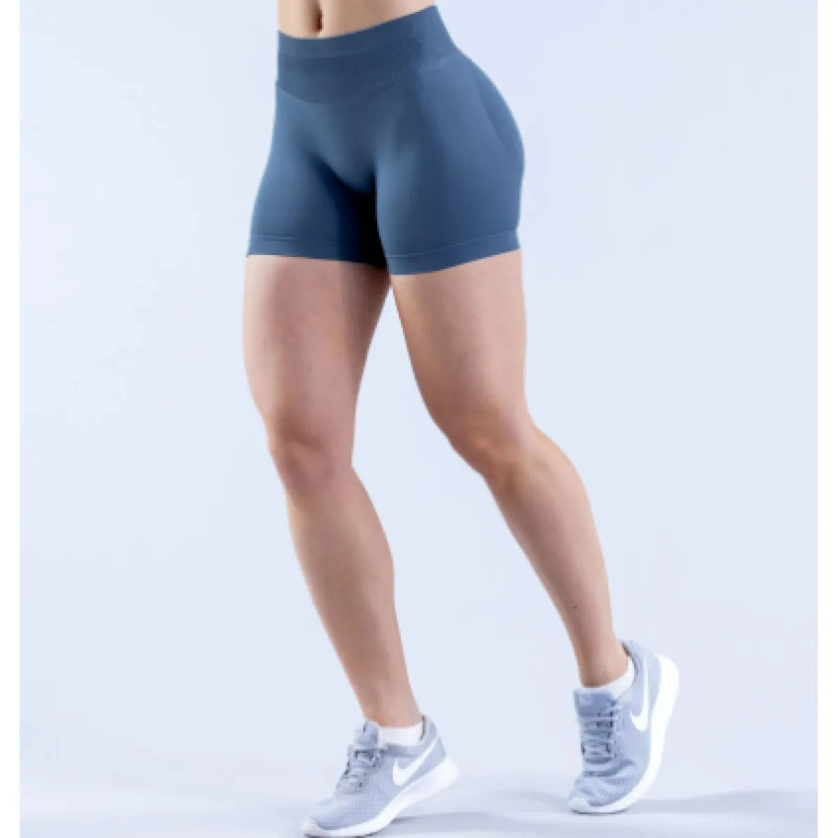 Seamless High-Waist Fitness Yoga Shorts – Butt-Lifting Gym Shorts for Women