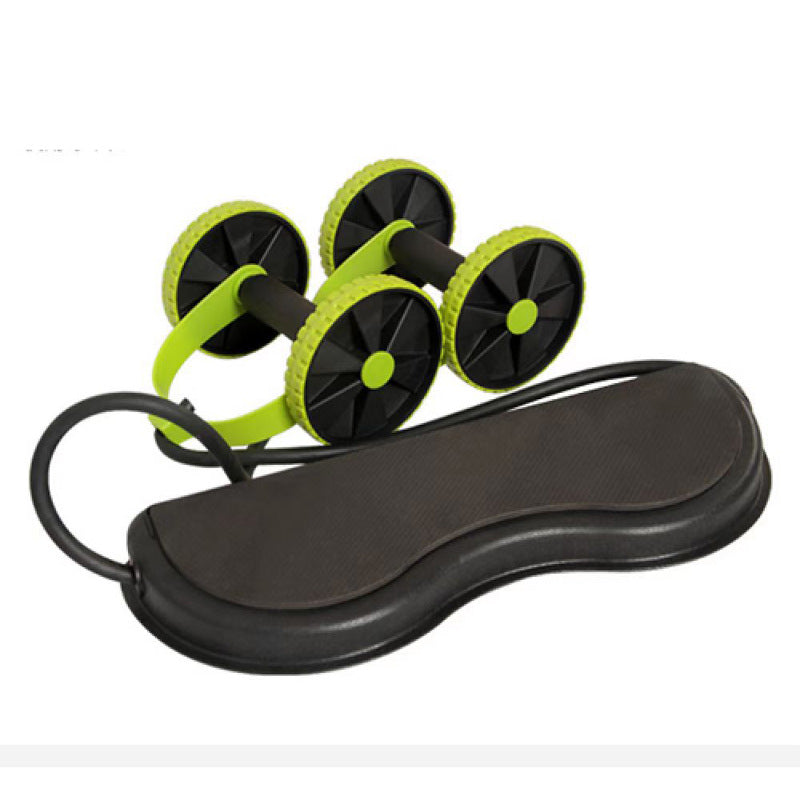 FormFit Double-Wheel Ab Roller with Bands