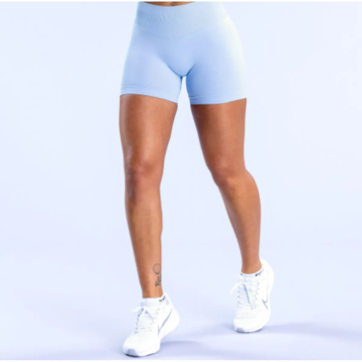 Seamless High-Waist Fitness Yoga Shorts – Butt-Lifting Gym Shorts for Women