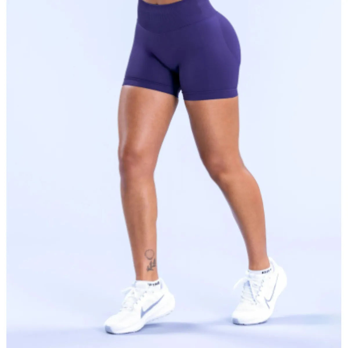 Seamless High-Waist Fitness Yoga Shorts – Butt-Lifting Gym Shorts for Women