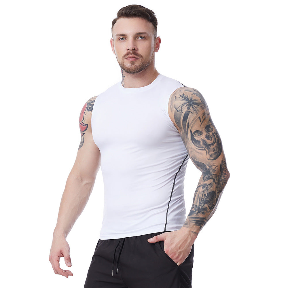 Men's Breathable Quick-Dry Sleeveless Workout Tank Top