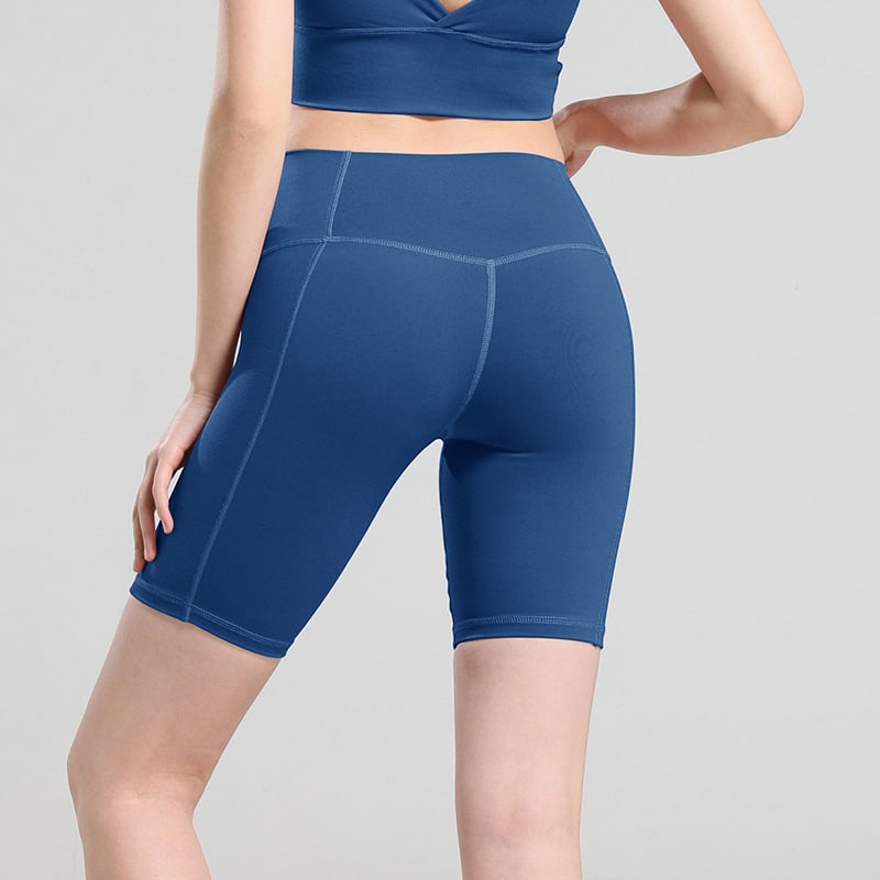 High-Waist Hip-Shaping Yoga Shorts – Sculpting Gym Shorts for Women