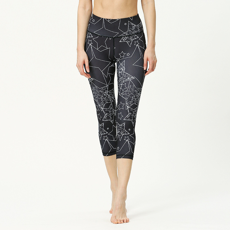 Sculpting Seamless Printed Leggings – High-Waist Gym & Yoga Leggings for Women