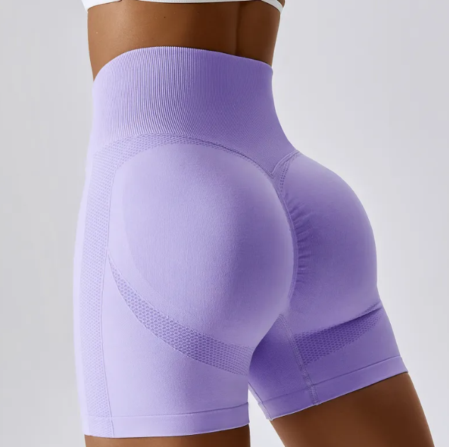 High-Comfort Seamless Yoga Shorts – Soft Gym Shorts for Women