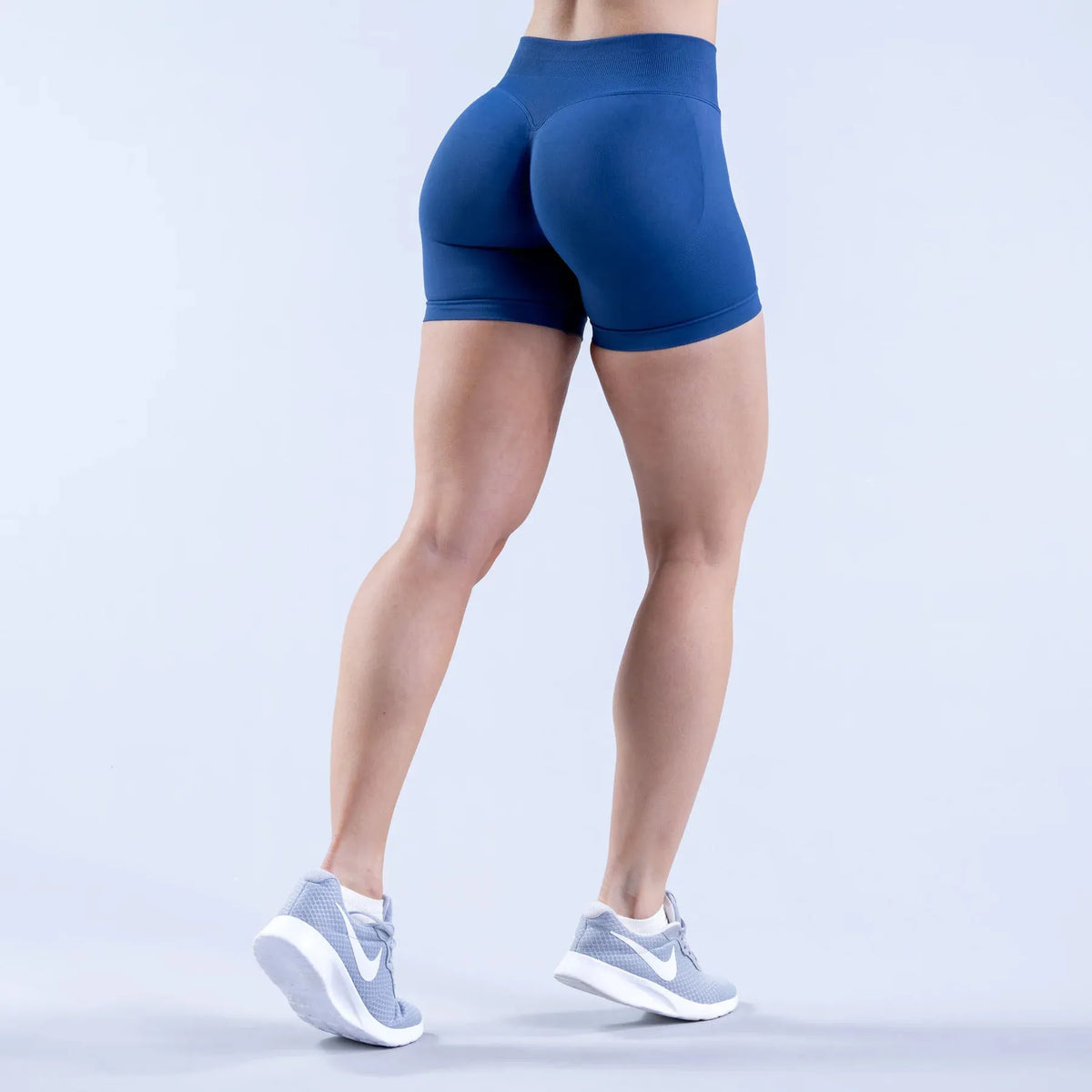 Seamless High-Waist Fitness Yoga Shorts – Butt-Lifting Gym Shorts for Women