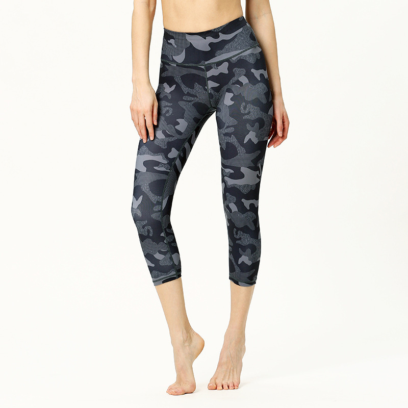 Sculpting Seamless Printed Leggings – High-Waist Gym & Yoga Leggings for Women