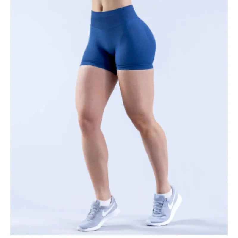 Seamless High-Waist Fitness Yoga Shorts – Butt-Lifting Gym Shorts for Women