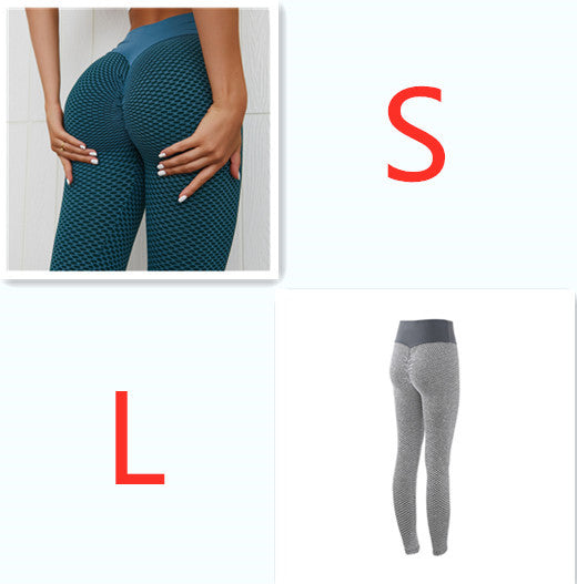 Anti-Cellulite Textured Yoga Leggings – High-Waist Butt-Lifting Gym Leggings for Women